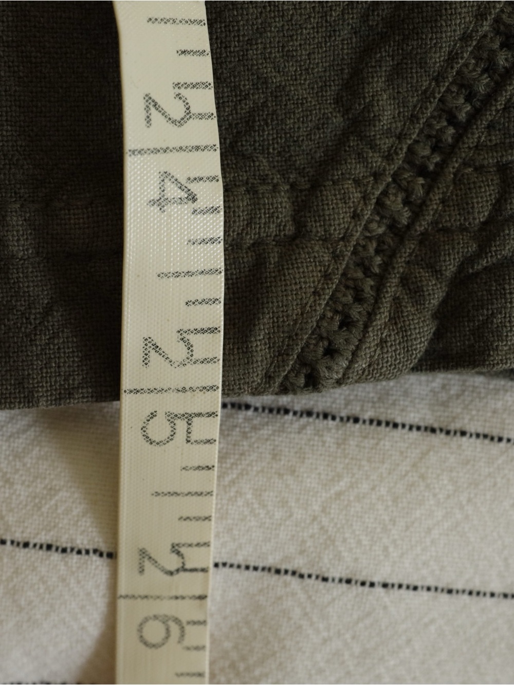 Vintage 100% Cotton Olive Short Sleeve Collared Top - Picture 8 of 8